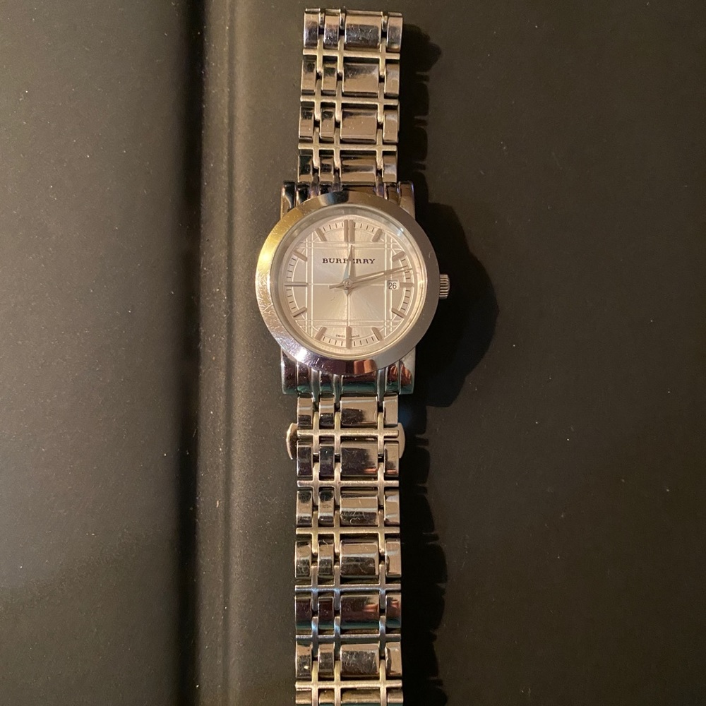 Silver Burberry Women’s Watch